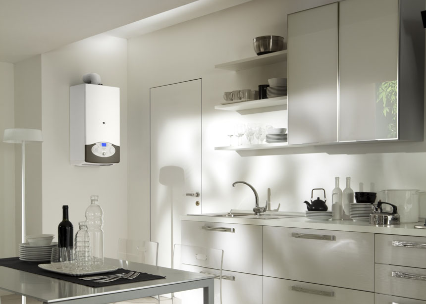 manutenzione della caldaia e aria pulita in casa e migliorare qualità dell'aria